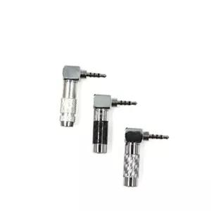 2.5mm 4극 ㄱ자 커넥터 오디오 플러그 DIY 단자