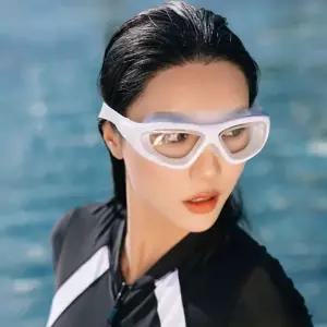 실리콘 수영 고글 미러 코팅 물안경 잠수경 물놀이 수영장