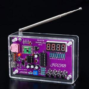 GEEKLJT, RDA5807 라디오 납땜 키트 업그레이드, DIY 프로젝트, 휴대용 전자 키트, 및 기술 학습 교육을 위한 실습