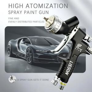 전문가용 스프레이 건 1.3mm HVLP 페인트 GTI Pro Lite 600cc 자동차 가구 니스 및 탑코트용