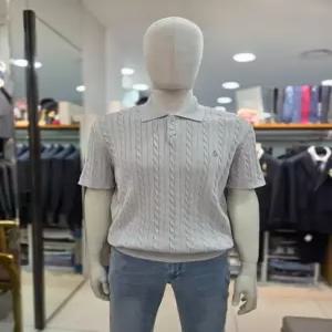인디안 더 레이블 케이블 폴로니트 MUOBS6M231143_DG