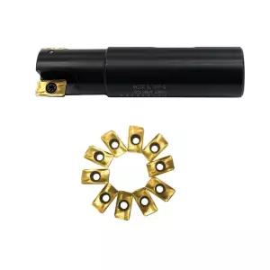 GBJ 5/8 3 -2T 10pcs APMT1135PDER 90 인덱싱 가능 엔드 밀 홀더 카바이드 인서트 가공 강철 철 사각 어깨