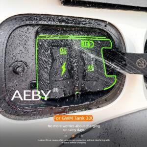 AEBY GWM 탱크 300 2025 방수 EV 충전기 세트 포트 커버 휴대용 액세서리