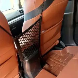 새로운 블랙 자동차 정리함 시트 등받이 수납 탄성 메쉬 네트 가방 사이 포켓 30*25CM
