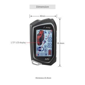 EASYGUARD 양방향 자동차 경보 원격 시동 LCD 호출기 디스플레이 센서 범용 시스템 액세서리