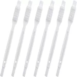 ZYAMY 6PCS 과일 주스기 두유 메이커 청소 브러시 직각 틈새 도구 싱크대 타일 해산물 주방 가전 세트