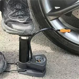 휴대용 에어 펌프 수동 에어 펌프 간편 풋펌프 공기주입기 자전거 타이어
