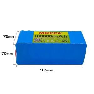 100% 새 상품 10S4P 36V 100000mAh 42V 전동 스쿠터 배터리 리튬