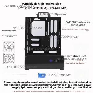 오픈 프레임 PC 케이스 240/360 수냉 및 공랭 랙 ATX/MATX GPU 데스크탑 미니