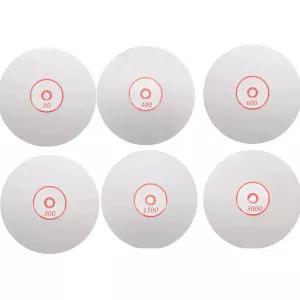 다이아몬드 연마 세트 6 PCS ENLayer 플랫 랩 80/400/600/800/1500/3000 그릿 휠 랩핑 도구