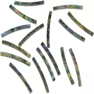카이쉬 기타 로제트 뉴질랜드 전복 껍질 곡선 스트립 사운드 홀 인레이 110mmx2mmx1.5mm