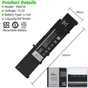SKOWER 노트북 배터리 MV07R 266J9 DELL G3 15 3500