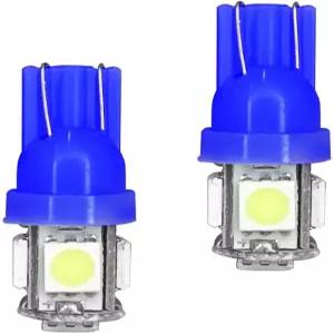 HHZL 2PCS 94 T0 LED 전구 번호판 조명 68 2825 W5W 5SMD 태그 웨지 베이스 램프 자동차 돔 맵용 슈퍼