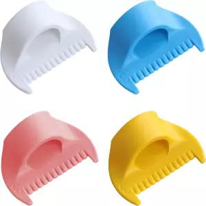4팩 3mm 엣지 잠금 재봉 템플릿 헤밍 DIY 프로젝트를 위한 정밀 퀼팅 핀포인트 초보자 및 전문가를 경량 자