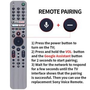 소니 브라비아 TV 음성 리모컨 XR-65A90J KD-50X75A RMF-TX621E