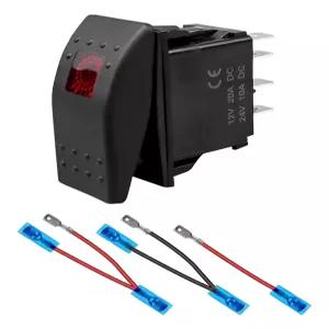 Vaticas 308-1062 로커 스위치 5핀 ON-OFF-ON 유지 래치 12V 20A/24V 10A 원격 시동 장착 및 RV 카 보트