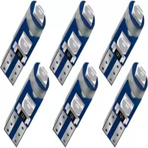 자동차 대시보드용 SWPHRT 6PCS T5 LED 조명 30303SMD 오류 없음 밝은 차량 계기판 게이지 클러스터 램프