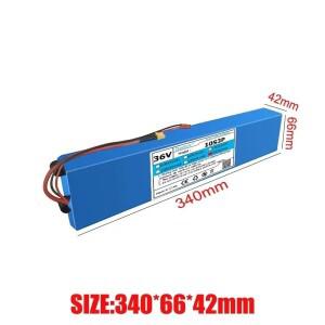 36V 30Ah 18650 리튬 배터리 팩 10S3P 500W 동일 포트 42V 스쿠터 자전거 파워 (BMS 포함)