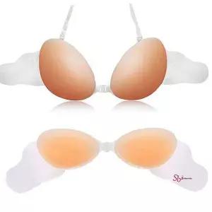 3cm 붙이는브라 실리콘 윙브라 투명끈내장 웨딩촬영zab514