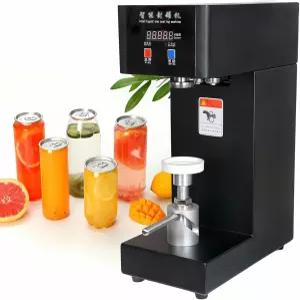 180W 전기 캔 밀봉 기계 카운터 및 LCD 디스플레이가 있는 플라스틱 알루미늄 직경 5.5cm 높이 소다 시머