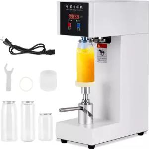 지아완순 180W 상업용 소다 캔 씰러 LCD 카운터 포함 소다/알루미늄/양철 높이 조절 가능한 시밍 기계 직경