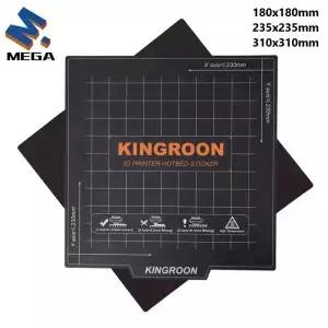 킹룬 플렉시블 마그네틱 히트베드 80x80/235x235mm 3D 프린터 핫베드 시트 A+B 소프트 마그넷 빌드