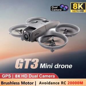 신형 GT3 MAX 드론 8K 5G GPS 전문가용 HD 항공 촬영 원격 조종 듀얼 카메라 쿼드콥터 장난감 UAV 핫