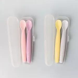 실리콘이유식스푼세트 아기숟가락 유아 초기수저 중기