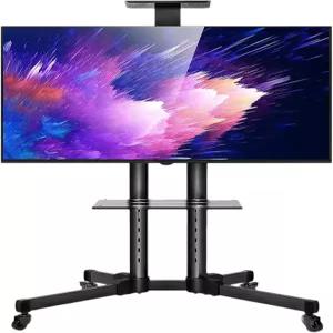 32인치 / 55인치 65인치 LED LCD 모니터용 튼튼한 TV 랙 홈 내구성 있는 휴대용 야외 카트 AV 및 노트북이