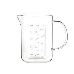 SJ 마카 유리 컵 MK_MC-03 계량컵 대1000ml_2P