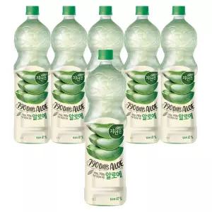 (1+1) 자연은 790일 알로에 주스 페트, 1.5L, 6개  2Set