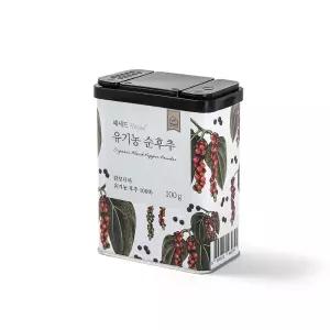(1+1) 순후추 유기농 흑 후추 가루, 100g, 1개  2Set