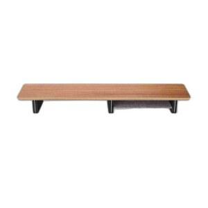데스크 모니터 선반 받침대 듀얼 1000x235x105mm 우드 원목