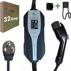 테슬라용 30피트 레벨 2 프라임콤 전기 자동차 EV 충전기 220/240V 32Amp/40Amp 32 및 6-50P 10-50P 14-50P