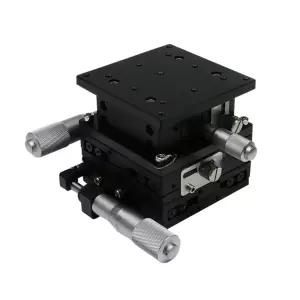 XYZ 3축 선형 플랫폼 미세 조정 베어링 슬라이드 90 90mm XYZ90-LM LD90-LM2 이중 수평 가이드 레일