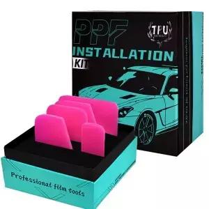 선물 상자 소프트 PPF 클린 스크래치가 있는 KUNAISI 키트는 창문 착색 자동차 필름 패키지 및 에틸렌