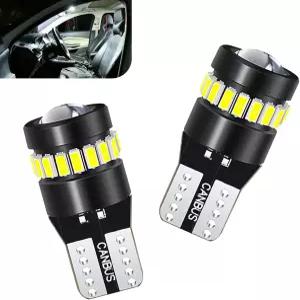예코아루 2 PCS T0 LED 전구 304 3030 칩셋 8SMD 50LM 6000K 자동차 조명 브레이크 리버스 사이드 마커