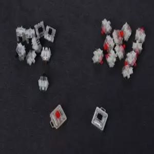 NPKC 10 pcslot SMD 5 핀 게테론 사일런트 스위치 블랙 레드 호환 체리 MX