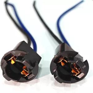 테이북 2 PCS 자동차 T0 전구 하네스 소켓 자동 사이드 마커 번호판 표시등 후진 신호 T3 T5 68 94 75 2825