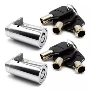 3개의 키가 있는 자판기 잠금장치 2개 키드 유사 캔디/스낵 기계용 37.5x19mm 잠금 위치에서만 제거 가능