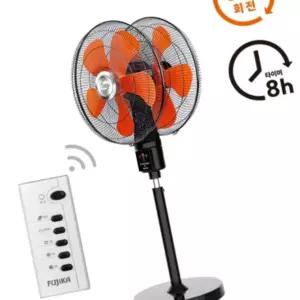 후지카3033R 20인치 업소용 양방향 360도회전 더블 헤드 대형 키높이 선풍기 공장 산업용