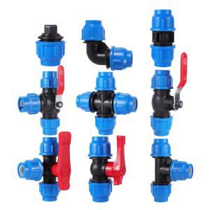 1개 20 25 32 40 50MM 분배기 플라스틱 PVC 수도꼭지 밸브 튜브 PE 커넥