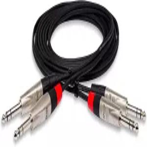 Hosa HSS-020X2 프로 스테레오 인터커넥트 케이블 - 20피트