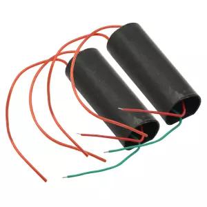 2Pcs 고전압 발생기 고압 펄스 전류 DC 3V-6V 1A-3A 400kV 부스트 스텝업 파워 모듈 변압기