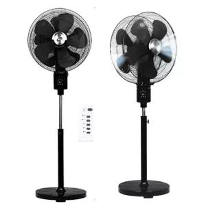 유니맥스 20인치 더블헤드 리모컨 선풍기 (블랙) / 360도 자동회전