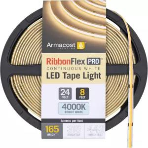 아마코스트 조명 리본플렉스 프로 24V 화이트 COB LED 스트립 라이트 테이프 4000K 165루멘/피트 250M