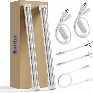 Barina 5000K 1.5피트 LED 상점 조명 3450LM 25W T8 캐비닛 작업대 작업장 방 주방 튜브 연결 가능한 천장