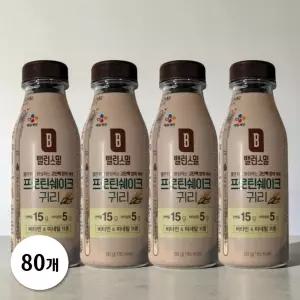 CJ제일제당 밸런스밀 프로틴 쉐이크 귀리 20개 4박스