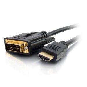 르그랑 C2G DVI에서 HDMI 케이블 DVI 남성에서 HDMI로 블랙 어댑터 1미터 28피트 양방향 카운트 42514
