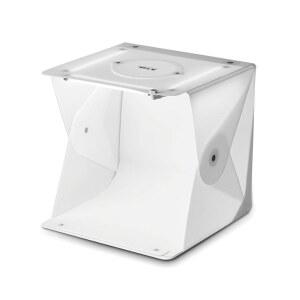 FOLDIO2 PLUS 제품 사진 촬영용 15인치 라이트박스 휴대용 스튜디오 디밍블 LED CRI 97 화이트 블랙 배경 시트 포함 BY ORANGEMONKIE
